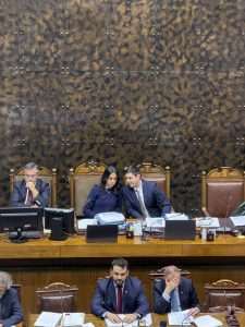 Calisto interviene en Sala del Senado por conectividad en zonas extremas